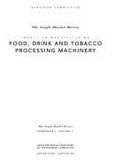 Tapa de Food, Drink and Tobacco Processing Industry (Impact on Manufacturing , Vol 1-1)