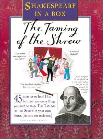 Tapa de Shakespeare in a Box