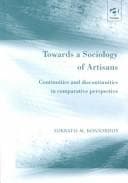 Tapa de Towards a Sociology of Artisans