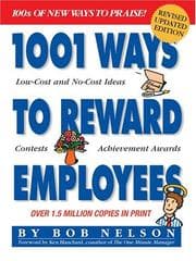 Tapa de 1001 ways to reward employees
