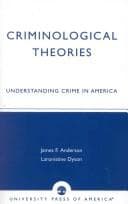 Tapa de Criminological Theories