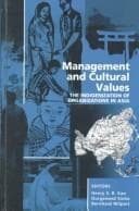 Tapa de Management and cultural values