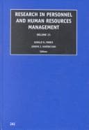 Tapa de Research in personnel and human resources management ; vol. 21