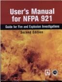 Tapa de User's Manual for NFPA 921