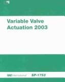Tapa de Variable valve actuation 2003