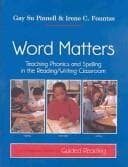 Tapa de Word Matters