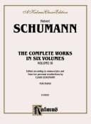 Tapa de Schumann Complete Works, Volume 3"