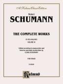 Tapa de Schumann Complete Works, Volume IV"