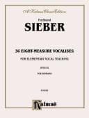 Tapa de Thirty-six Eight-measure Vocalises for Elementary Teaching