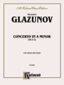Tapa de Concerto in a Minor, Op. 82, Kalmus Edition