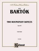 Tapa de Two Roumanian Dances, Op.8A"