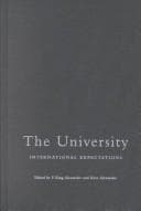 Tapa de The university