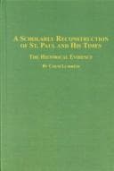 Tapa de A Scholarly Reconstruction of St. Paul and His Times