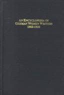 Tapa de An Encyclopedia of German Women Writers 1900-1933