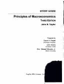 Tapa de Principles of Macroeconomics, Study Guide