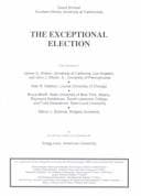 Tapa de The exceptional election