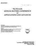 Tapa de The eleventh Annual Battery Conference on Applications and Advances