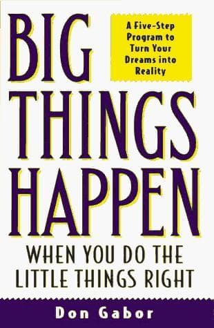 Tapa de Big Things Happen When You Do the Little Things Right