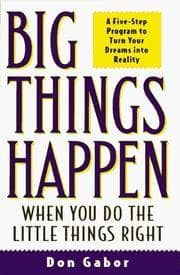 Tapa de Big Things Happen When You Do the Little Things Right
