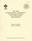 Tapa de 1997 IEEE International Conference on Microelectronic Test Structures proceedings