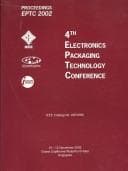 Tapa de Proceedings of 4th Electronics Packaging Technology Conference (Eptc 2002)