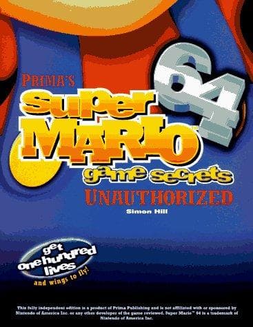 Tapa de Super Mario 64 Game Secrets