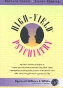 Tapa de High-Yield Psychiatry