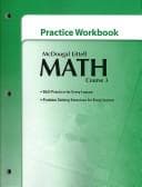 Tapa de Practice Workbook for McDougal Littell Math, Course 3