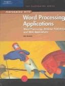 Tapa de Performing with Word Processing Applications
