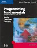 Tapa de Programming Fundamentals Using Microsoft Visual Basic .NET