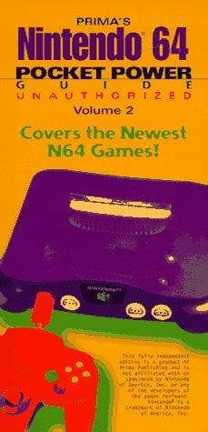 Tapa de Nintendo 64 Pocket Power Guide Volume 2