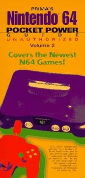 Tapa de Nintendo 64 Pocket Power Guide Volume 2