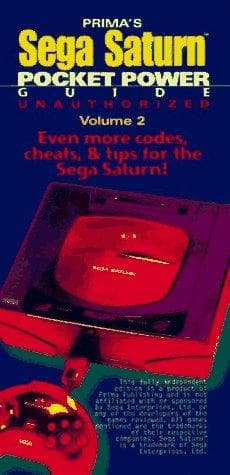Tapa de Sega Saturn pocket power guide