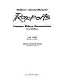 Tapa de Workbook/laboratory manual for Rapports