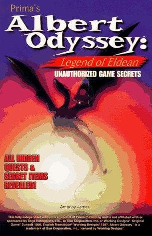 Tapa de Albert Odyssey