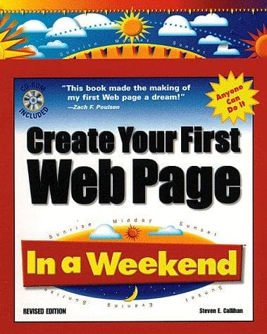 Tapa de Create your first Web page