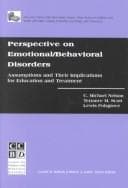 Tapa de Perspective on Emotional/Behavioral Disorders