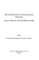Tapa de Sex and sexuality in Anglo-Saxon England