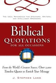 Tapa de Biblical quotations for all occasions