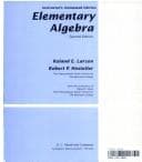Tapa de Elementary Algebra