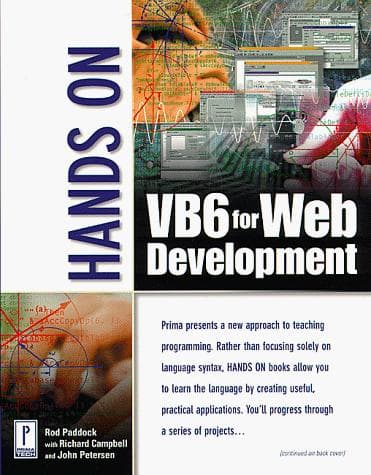 Tapa de Hands on VB6 for Web development