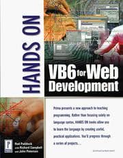 Tapa de Hands on VB6 for Web development
