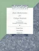 Tapa de Basic mathematics for college students