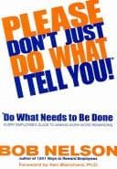 Tapa de Please Don't Just Do What I Tell You