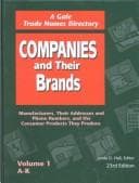 Tapa de Companies and Their Brands (Companies and Their Brands, 23rd ed)