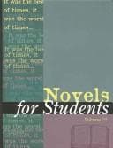 Tapa de Novels for students