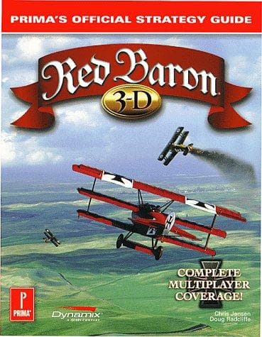 Tapa de Red Baron 3-D