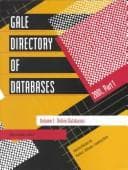 Tapa de Gale Directory of Databases 2001 (Gale Directory of Databases, 2001)