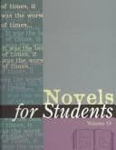 Tapa de Novels for Students
