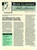Tapa de Board Leadership, Number 35, 1998